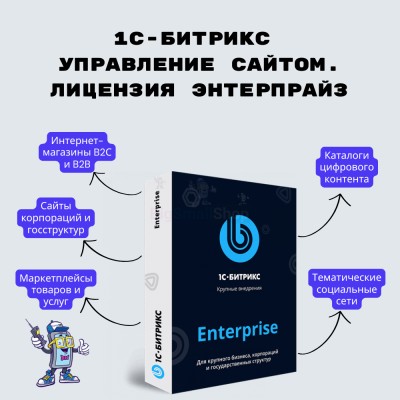 1С-Битрикс: Управление сайтом. Лицензия Энтерпрайз - купить в Аканеево